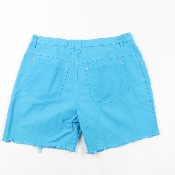 90s Streetwear Mens 36 Cutoff Denim Shorts Blue - Picture 5 of 6